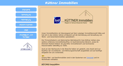 Desktop Screenshot of kuettner-immobilien.de