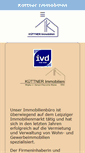Mobile Screenshot of kuettner-immobilien.de