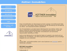 Tablet Screenshot of kuettner-immobilien.de